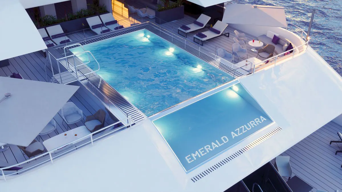 Emerald Azzurra yacht aft pool