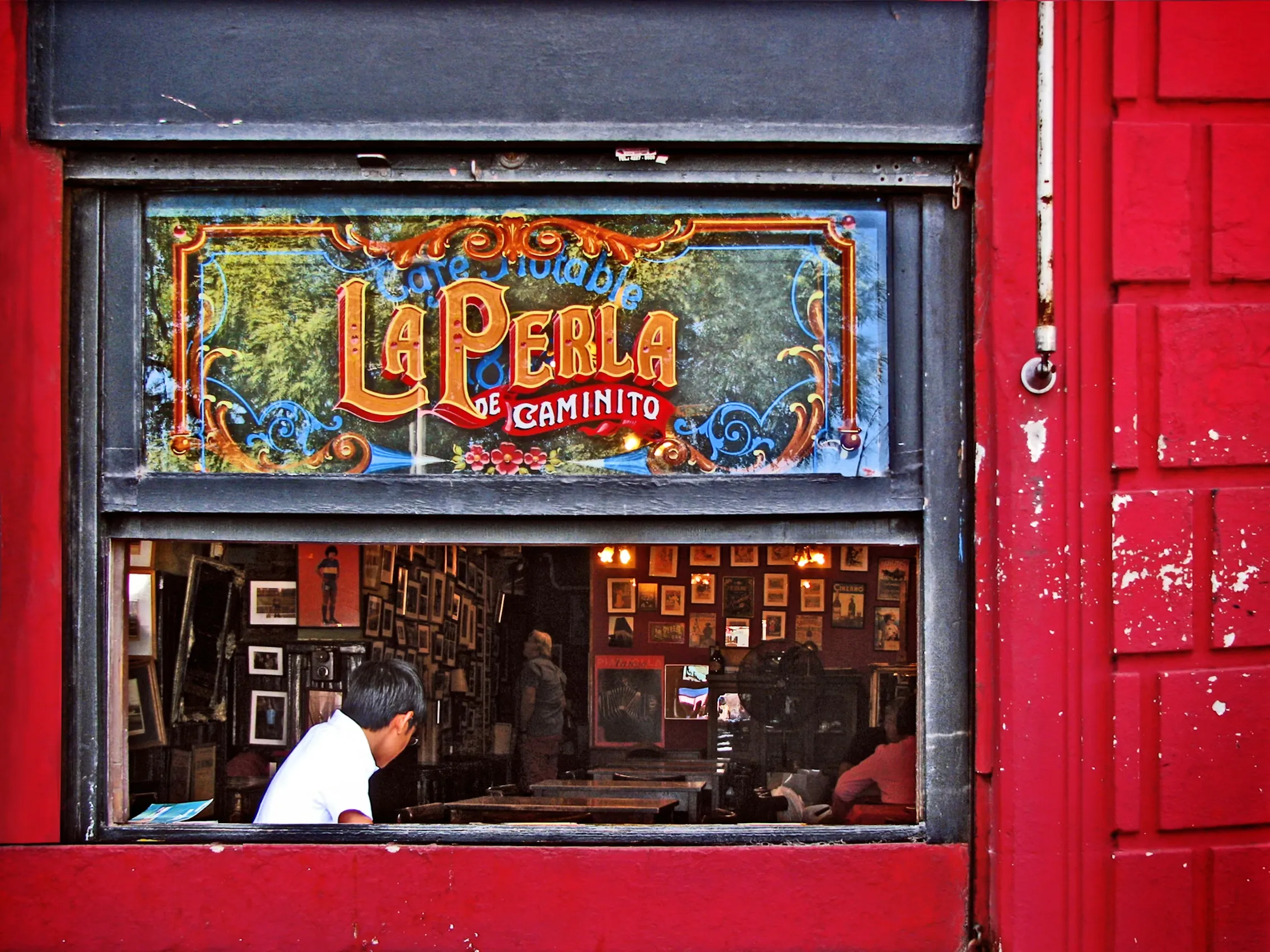 A colorful storefront in Buenos Aires, Argentina