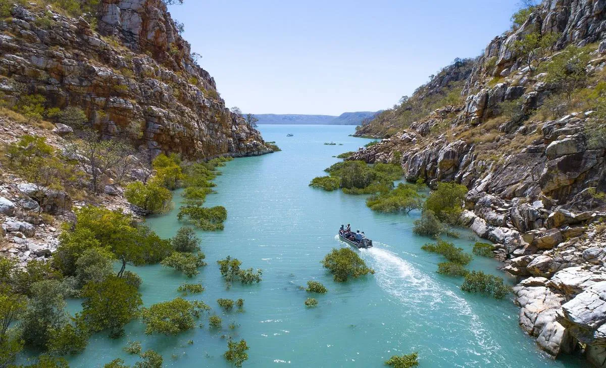 Hunter River in the Kimberley, Australia