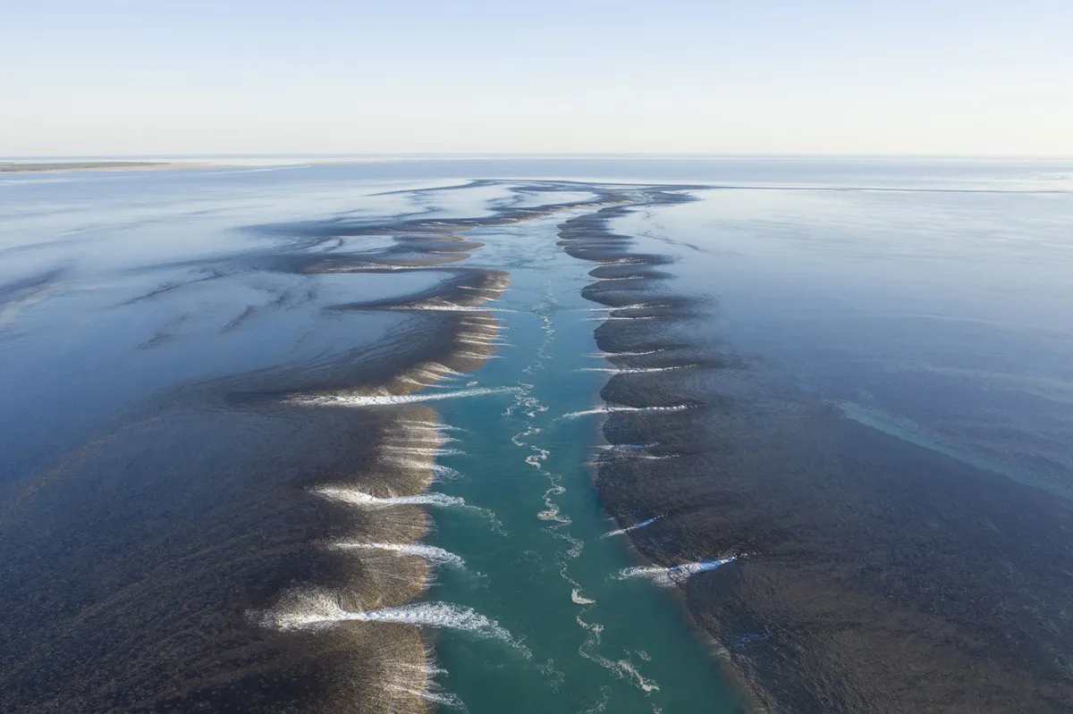 Montgomery Bay aerial in the Kimberley, Australia