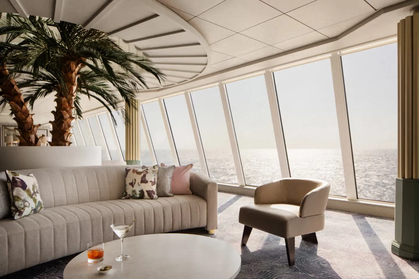 Crystal Symphony cruise ship lounge