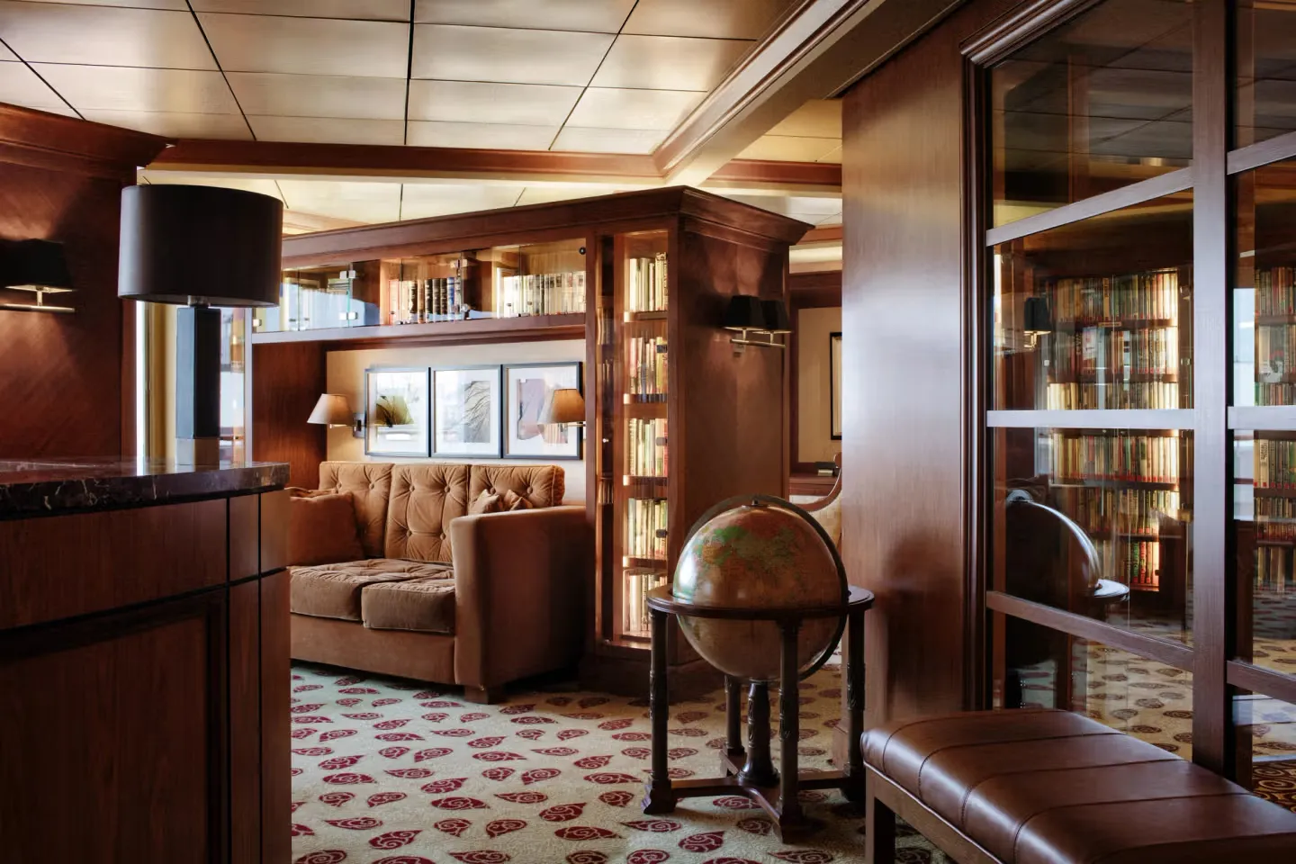 Crystal Symphony cruise ship library