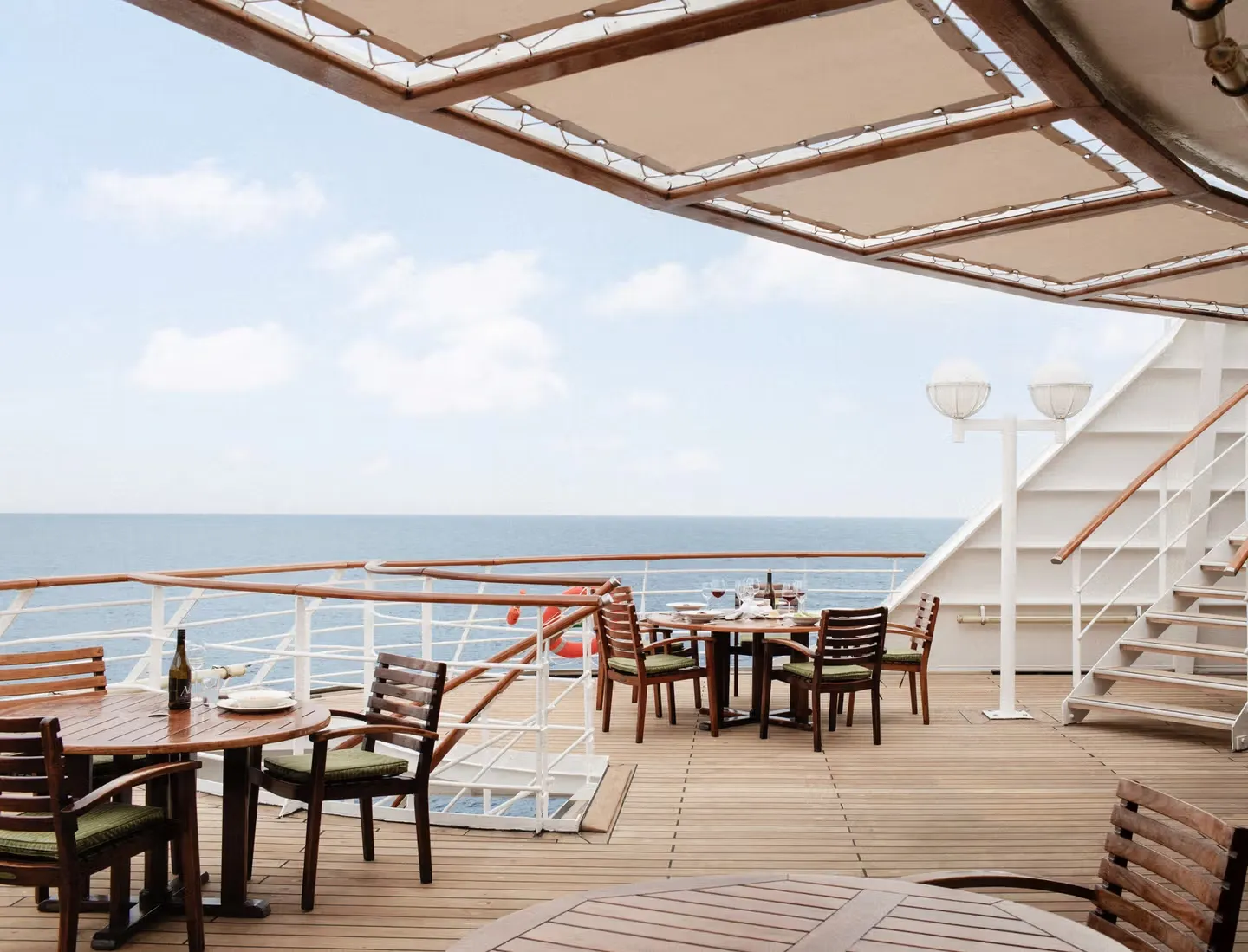 Crystal Symphony cruise ship Marketplace deck