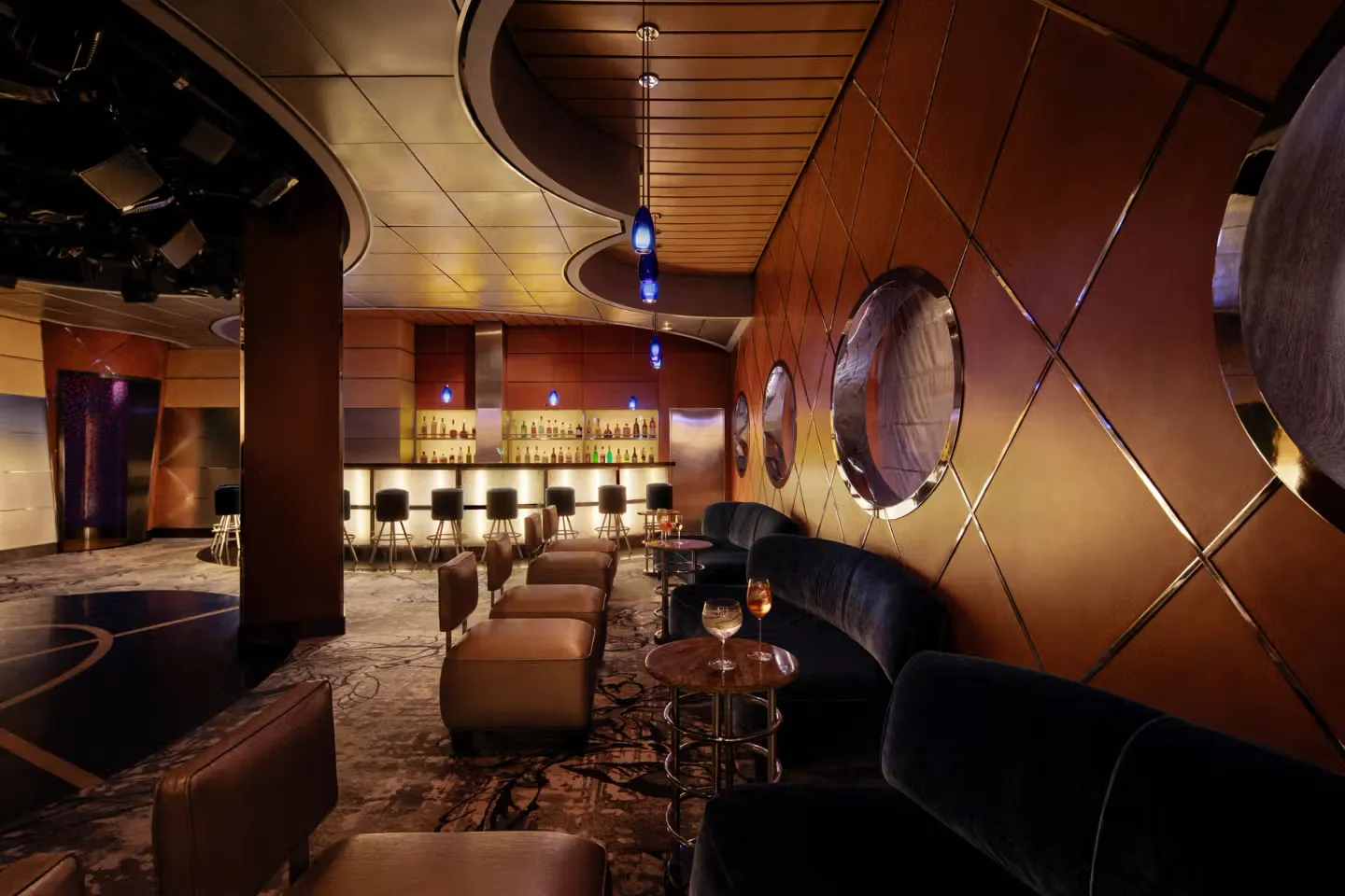 Crystal Symphony cruise ship Pulse Nightclub