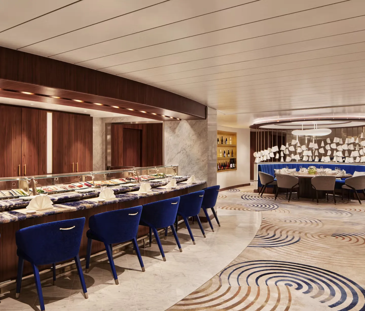 Crystal Symphony cruise ship sushi restaurant