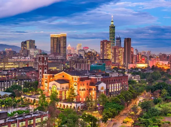 Keelung city skyline