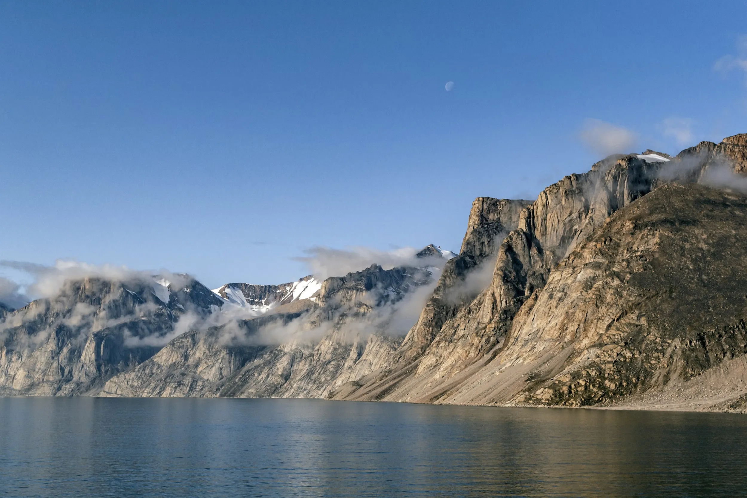Coastal mountains in Arctic Canada