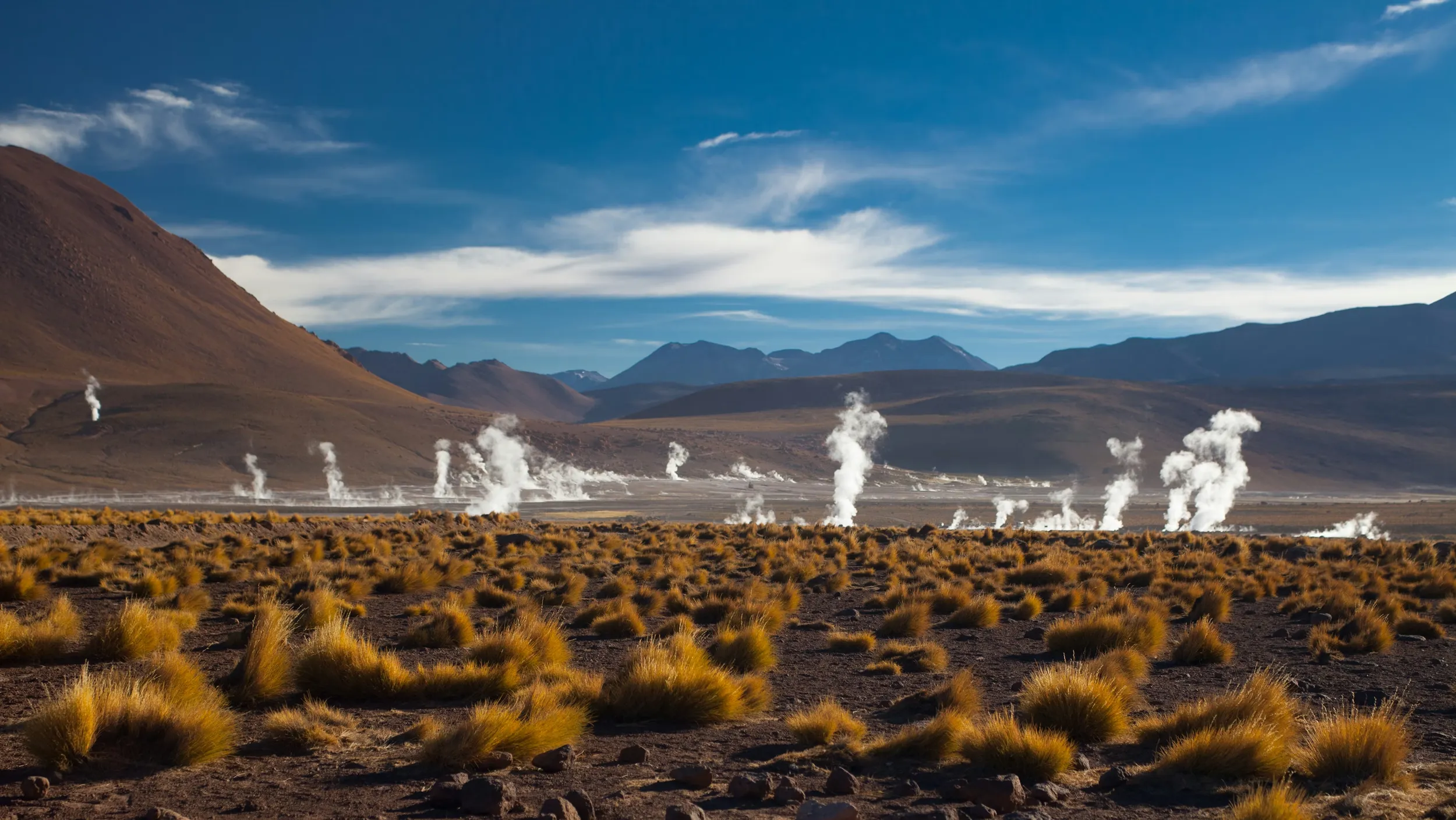 Geysers in Atacama desert, Chile
