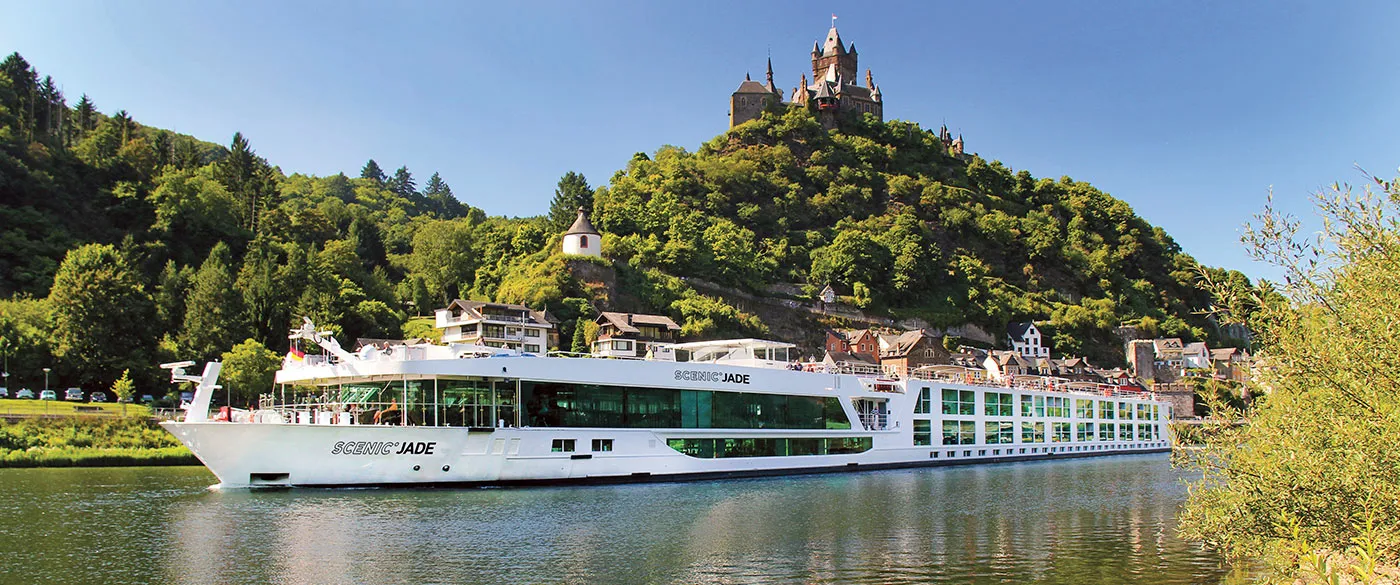 A Scenic river cruise ship