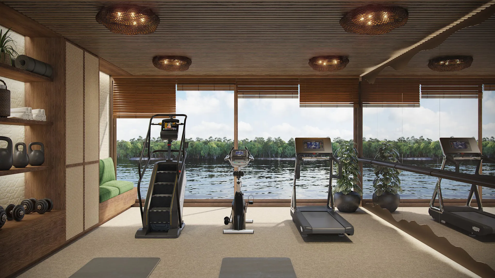 &Beyond Amazon Explorer yacht gym