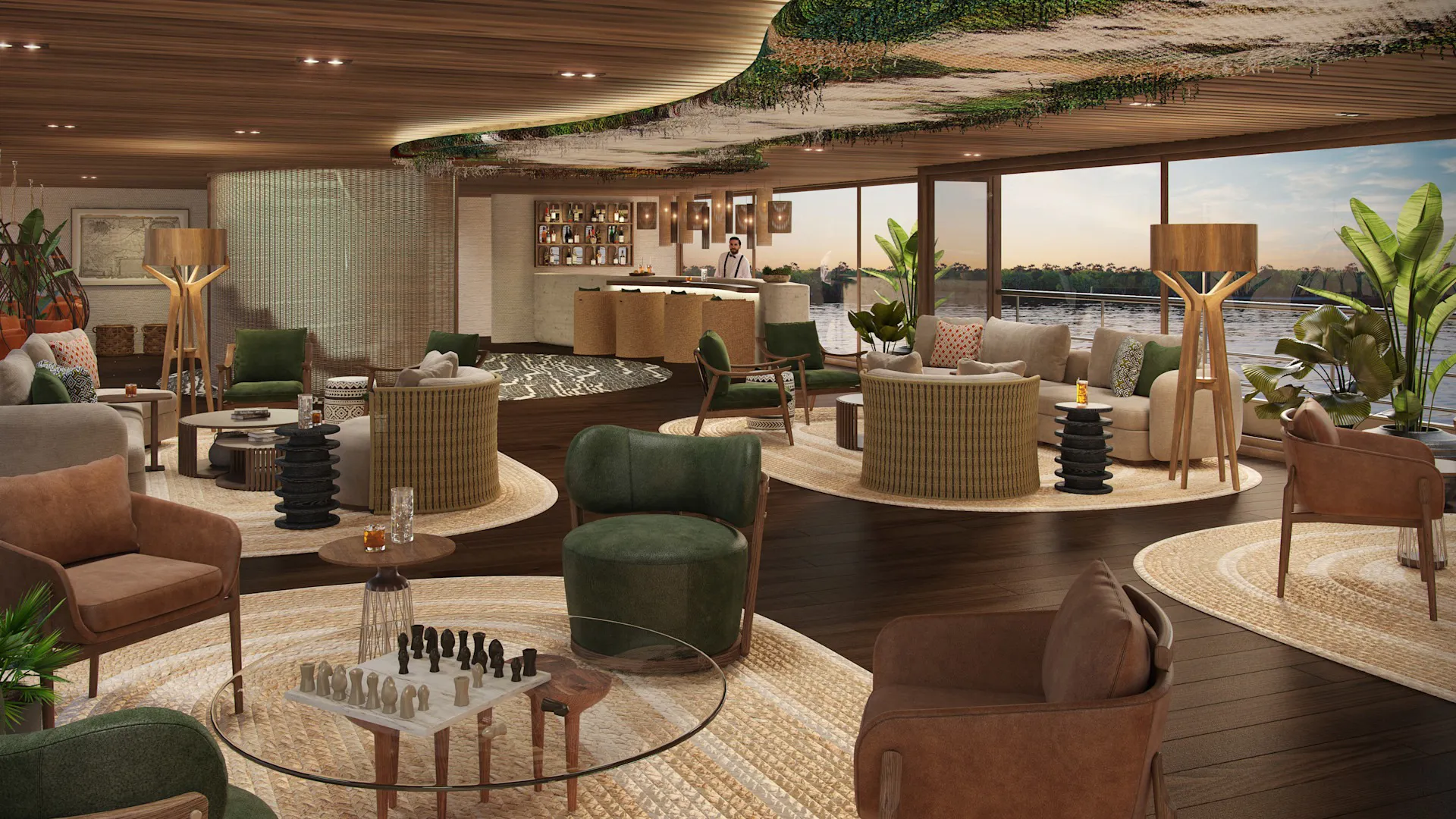 &Beyond Amazon Explorer bar lounge