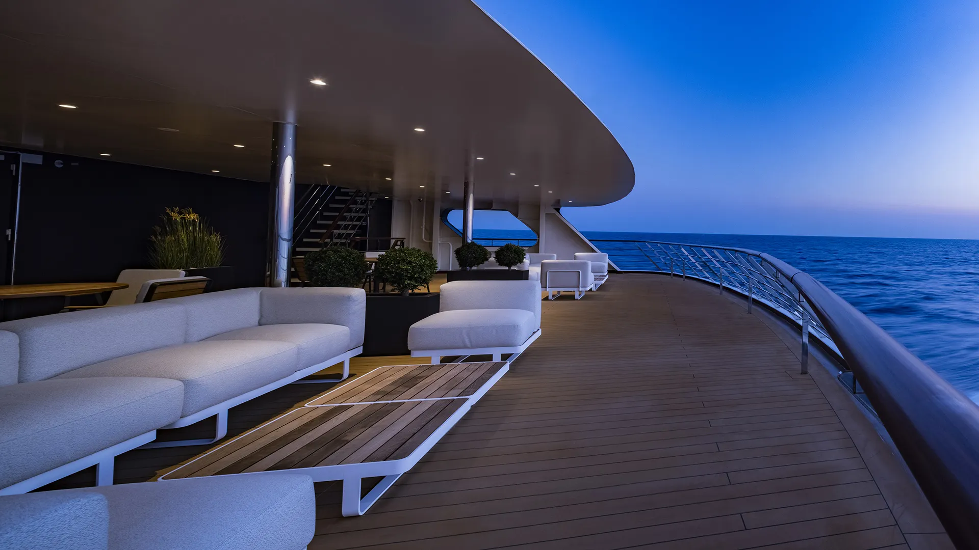 An Atlas cruise ship private deck