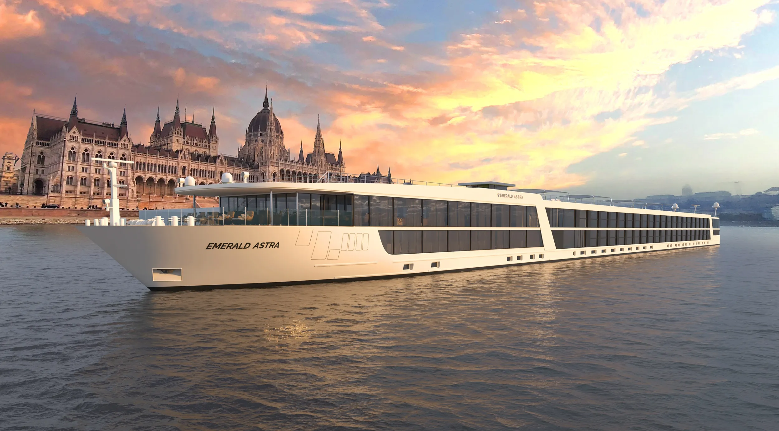 The Emerald Astra European river cruise ship