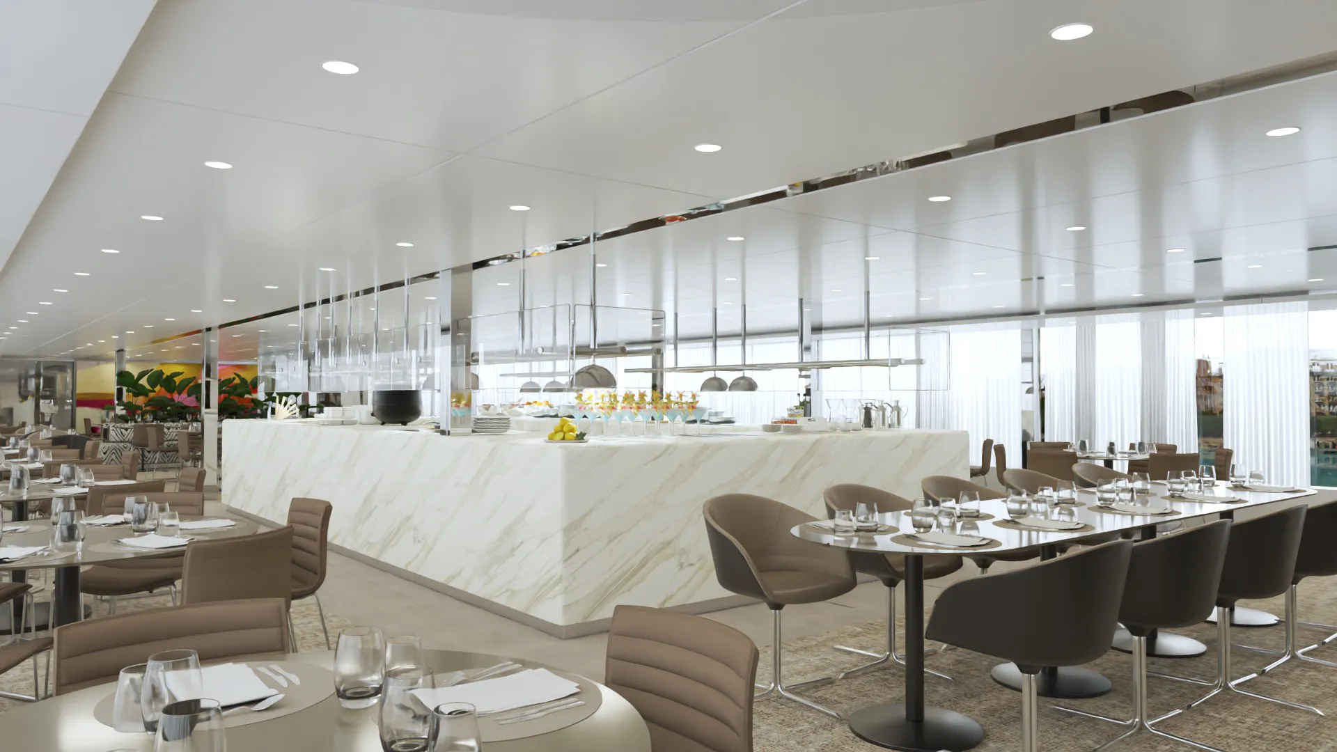 The Emerald Astra European river cruise ship lounge