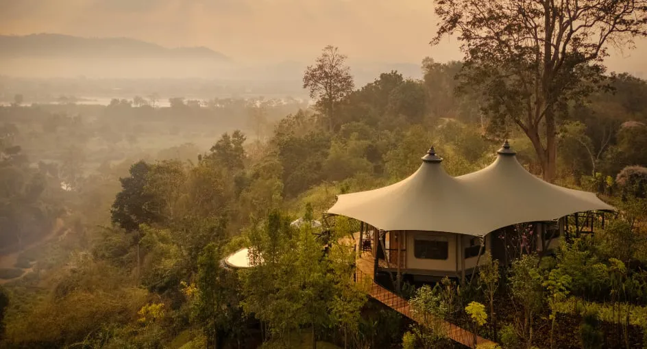 Anantara's Golden Triangle Mekong Tent