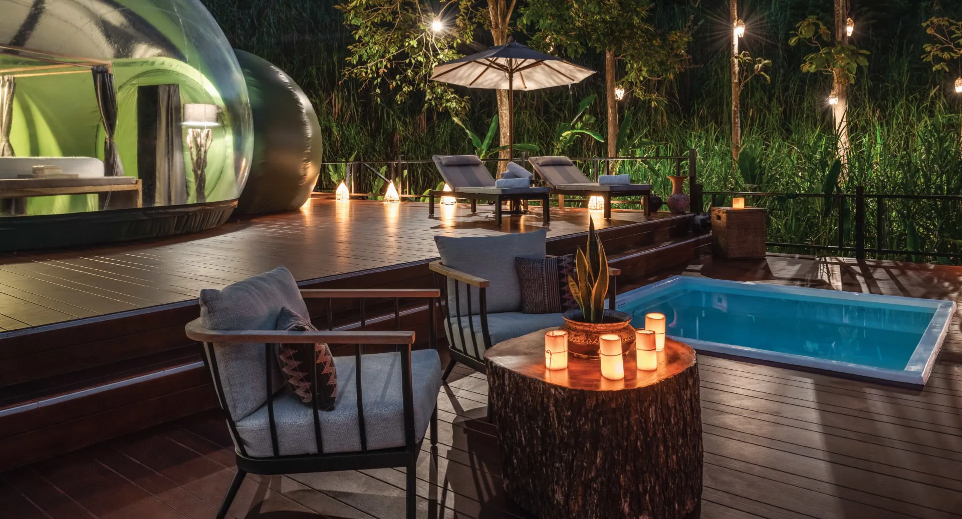 Anantara's Golden Triangle jungle bubbles
