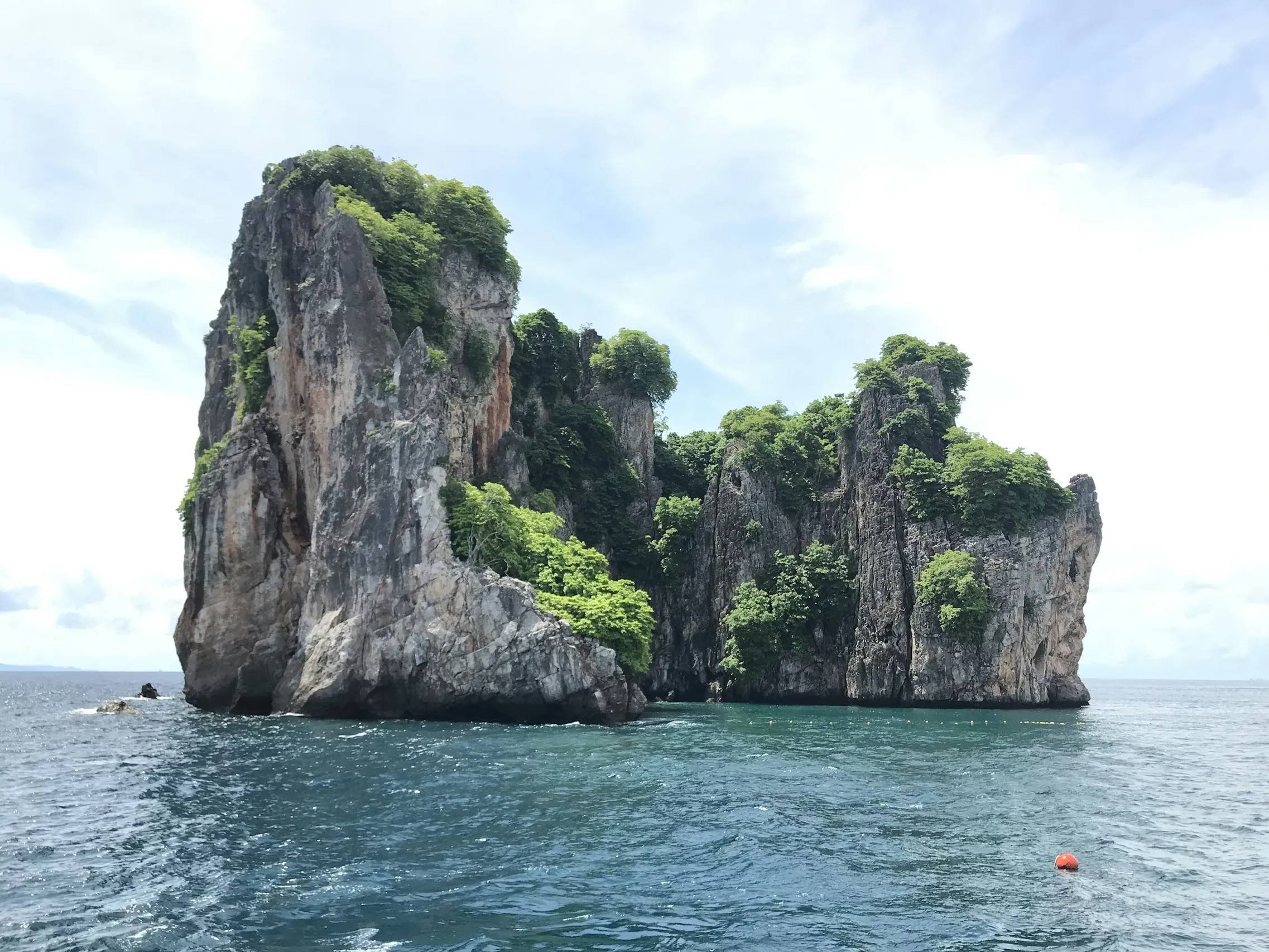 Rock structures in the waters off Phuket