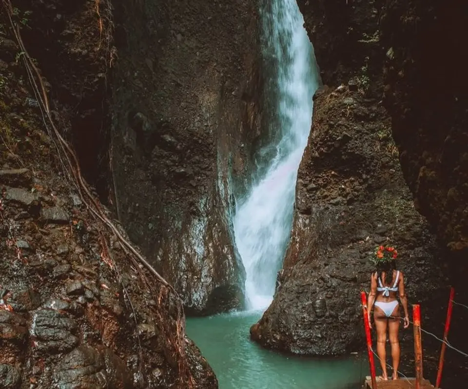 Nakawaqa waterfall in Fiji