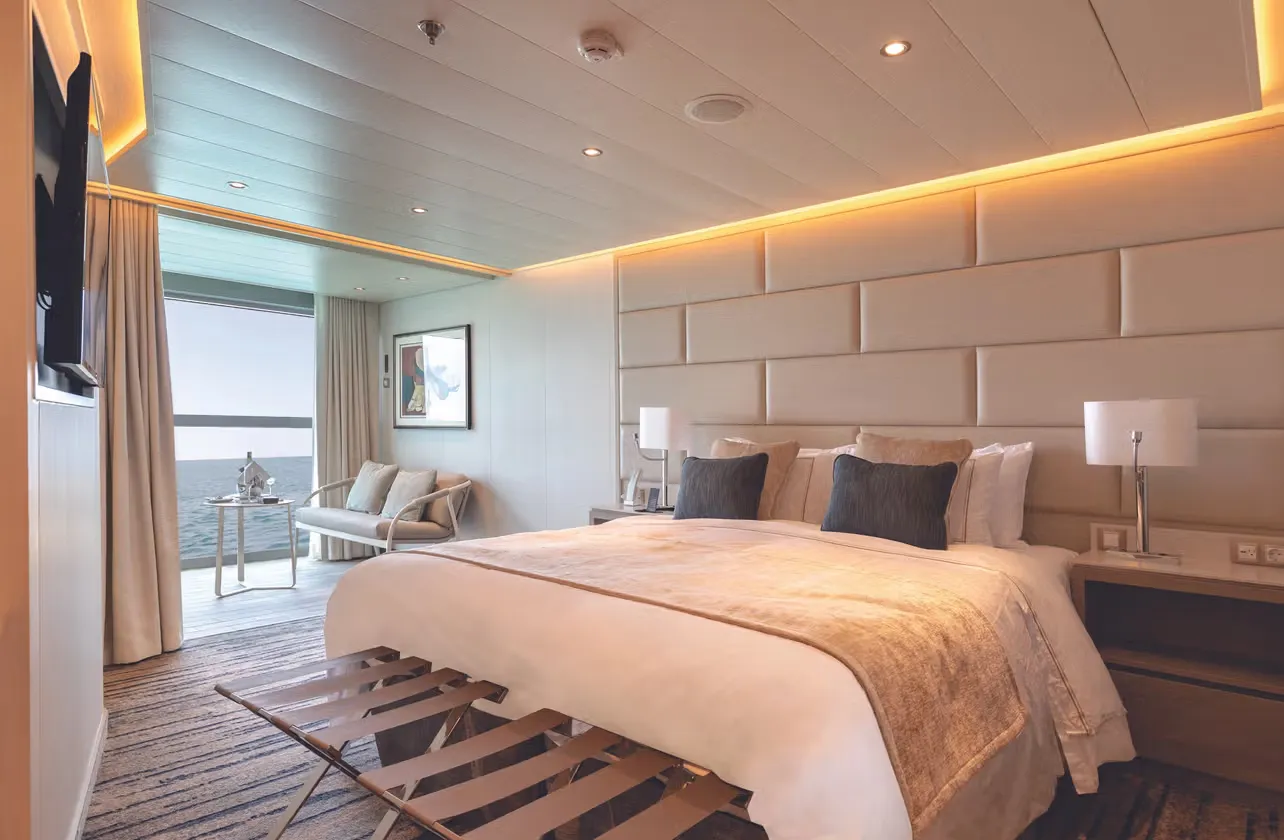 Silversea Silver Origin: Deluxe Veranda Suite