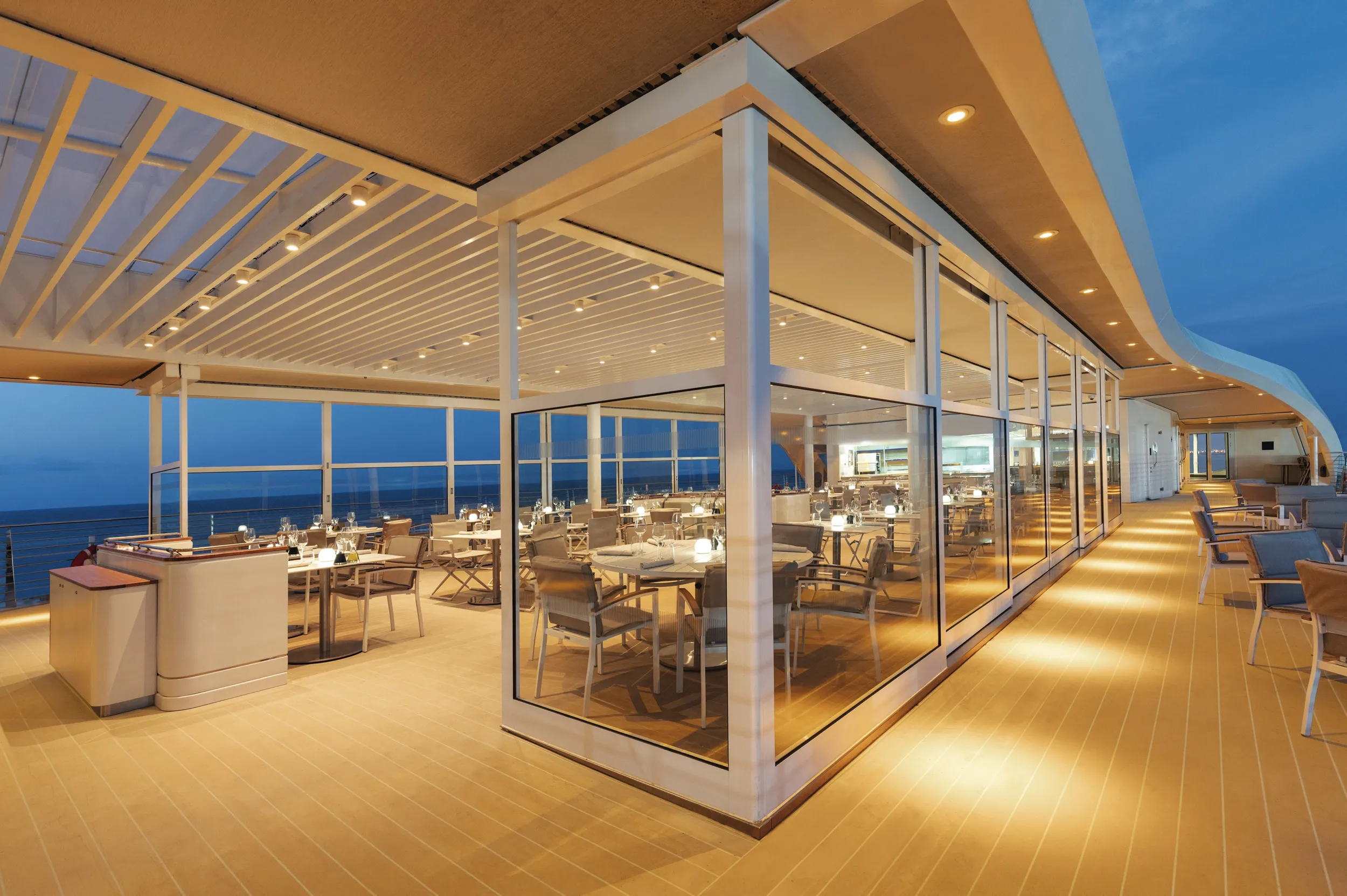 Silversea Silver Origin upper deck