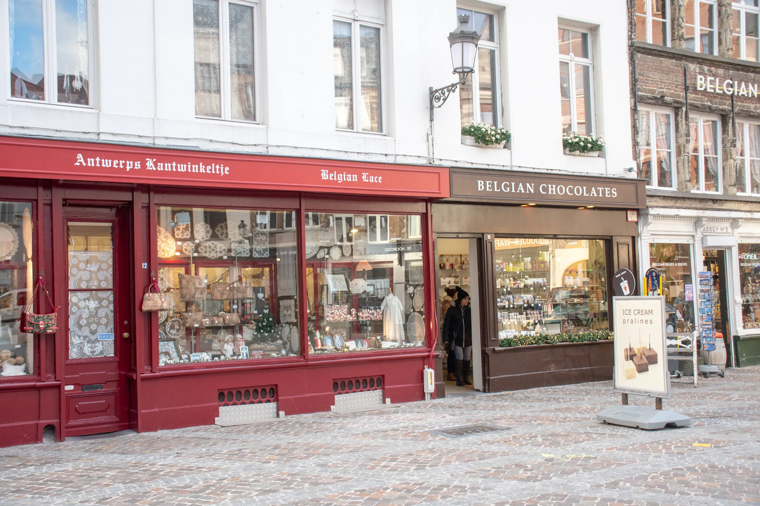 Belgian chocolate shops in Antwerp