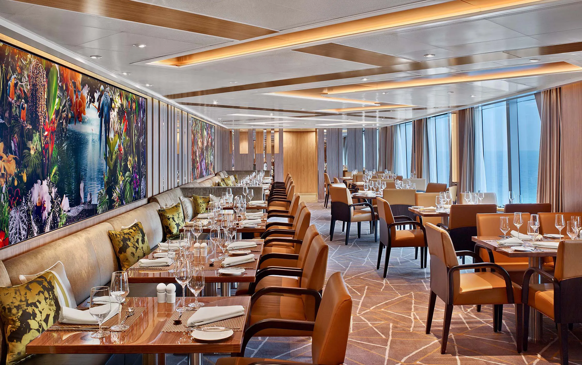 The Restaurant on the Seabourn Ovation cruise ship