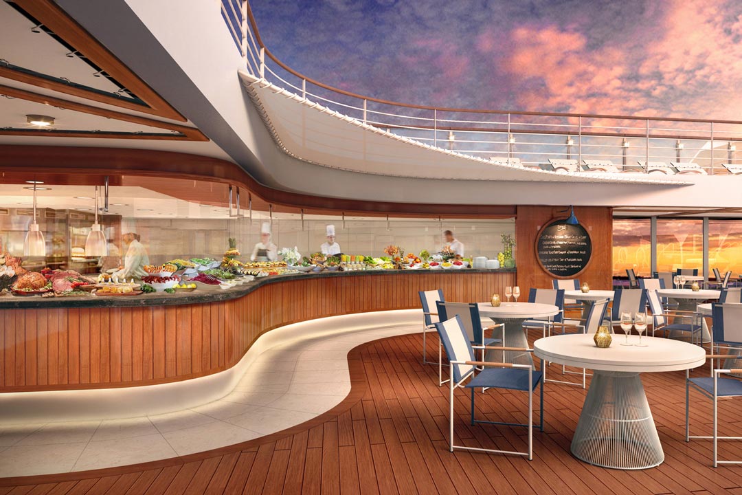 Seabourn Encore: The Patio