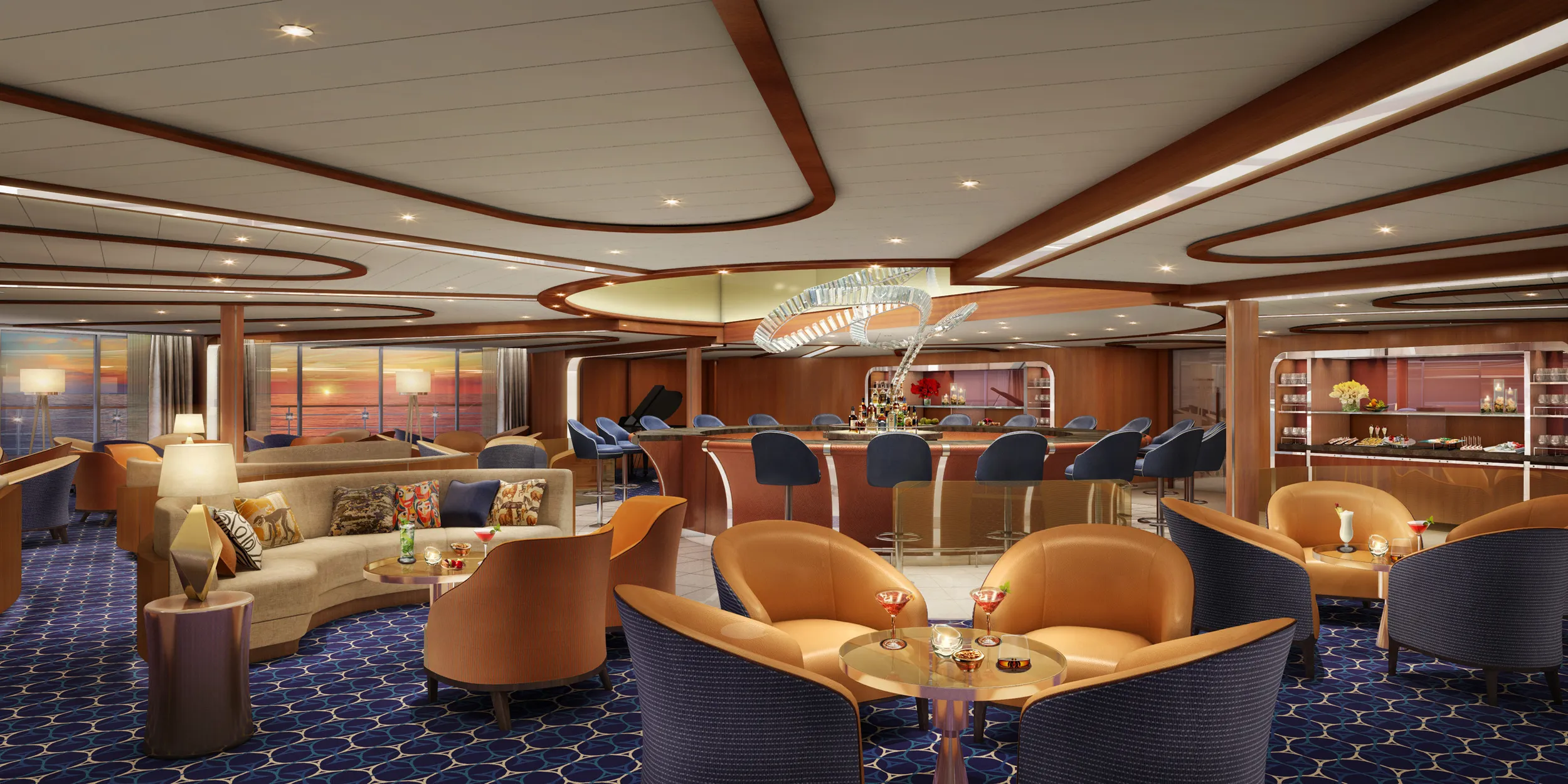 Seabourn Encore: The Observation Bar