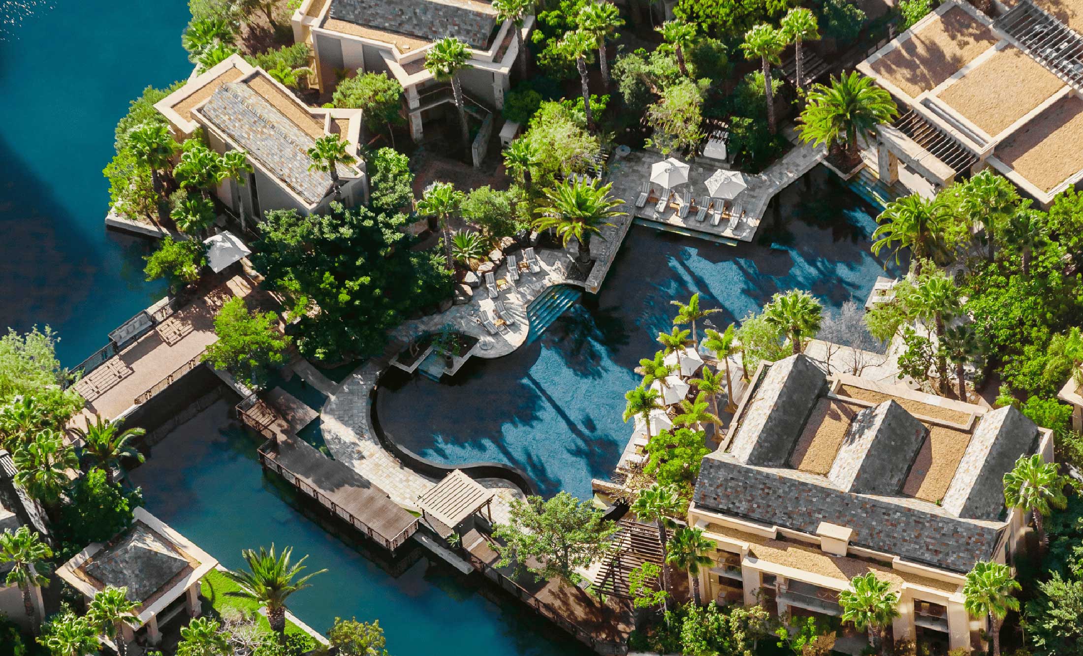 One&Only Cape Town island aerial