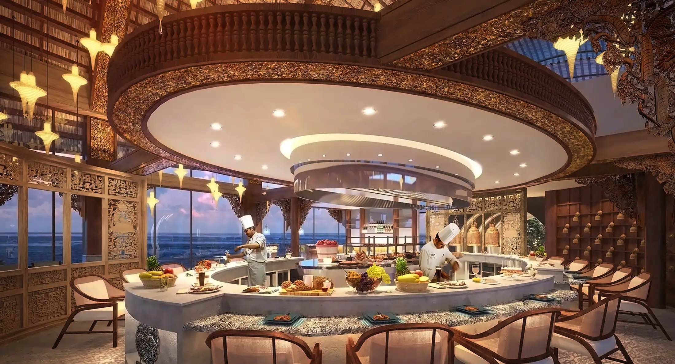 Restaurant at Anantara Mina Ras Al Khaimah Resort