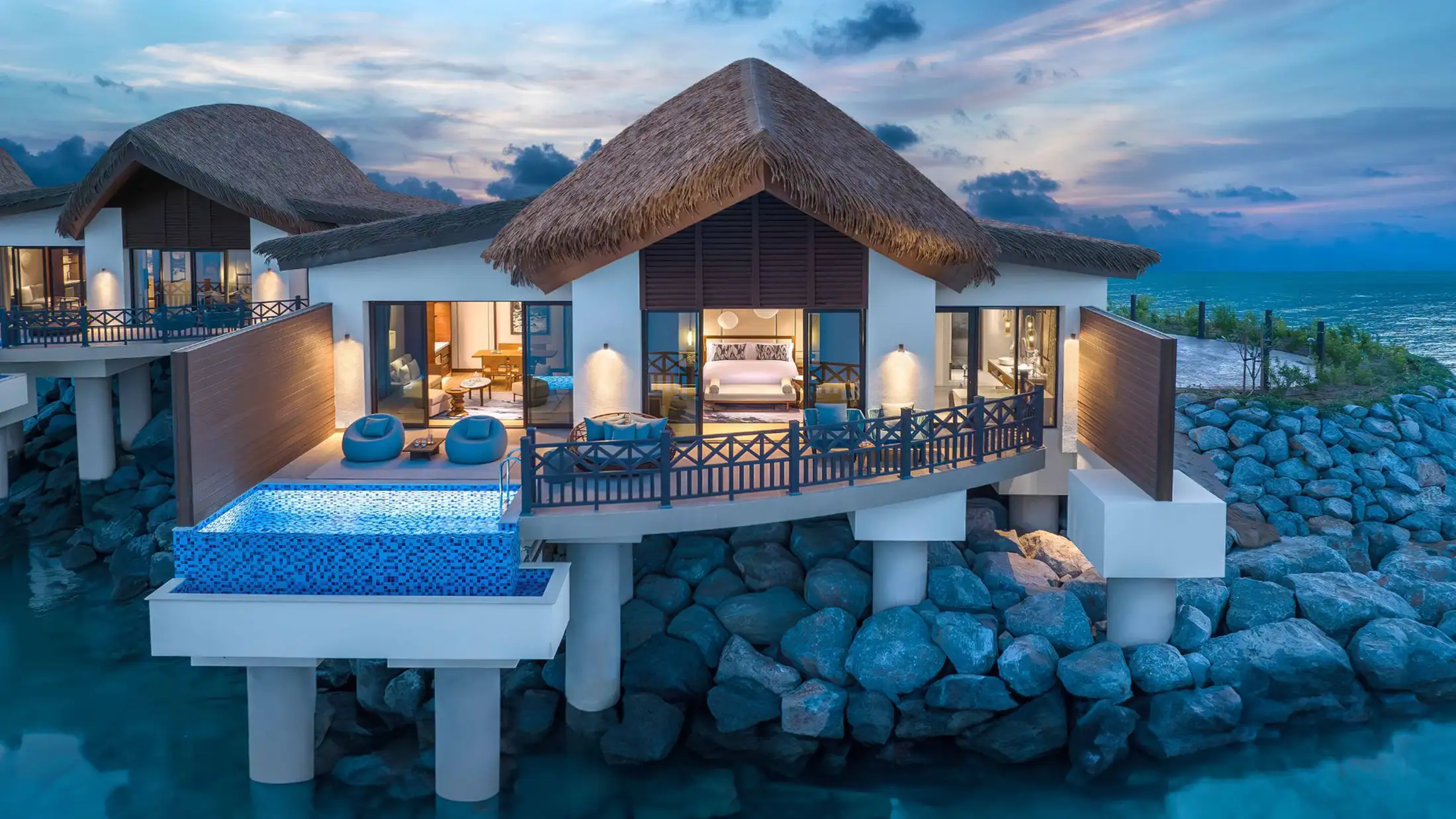 Overwater villa at Anantara Mina Ras Al Khaimah Resort