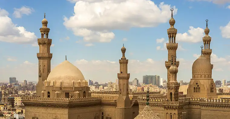 Cairo, Egypt skyline with towers