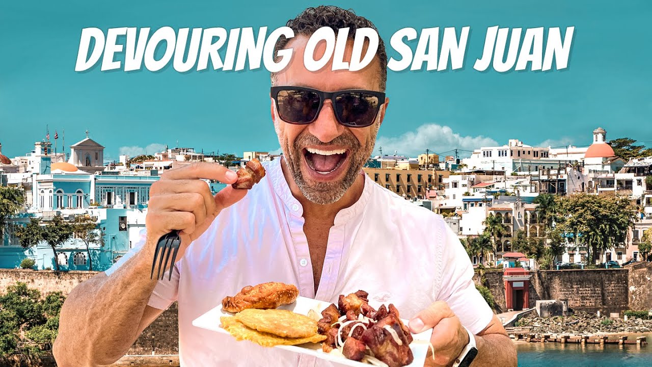 Phil Lockwood eats Puerto Rican foods in Old San Juan