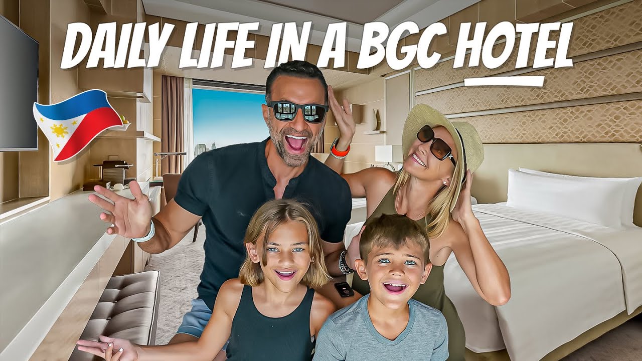 The Lockwood family at Shangri-La the Fort in BGC