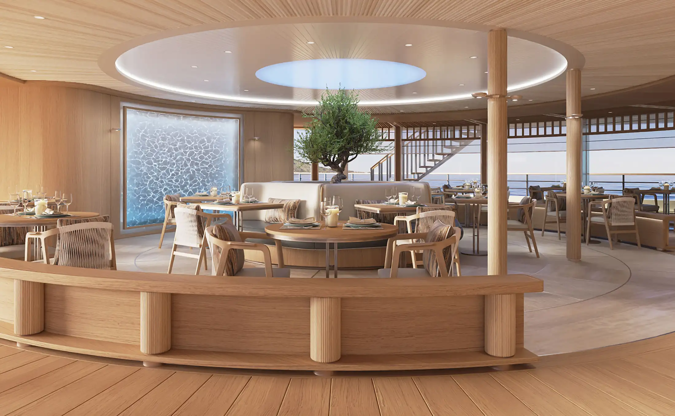 Aman's Amangati yacht restaurant