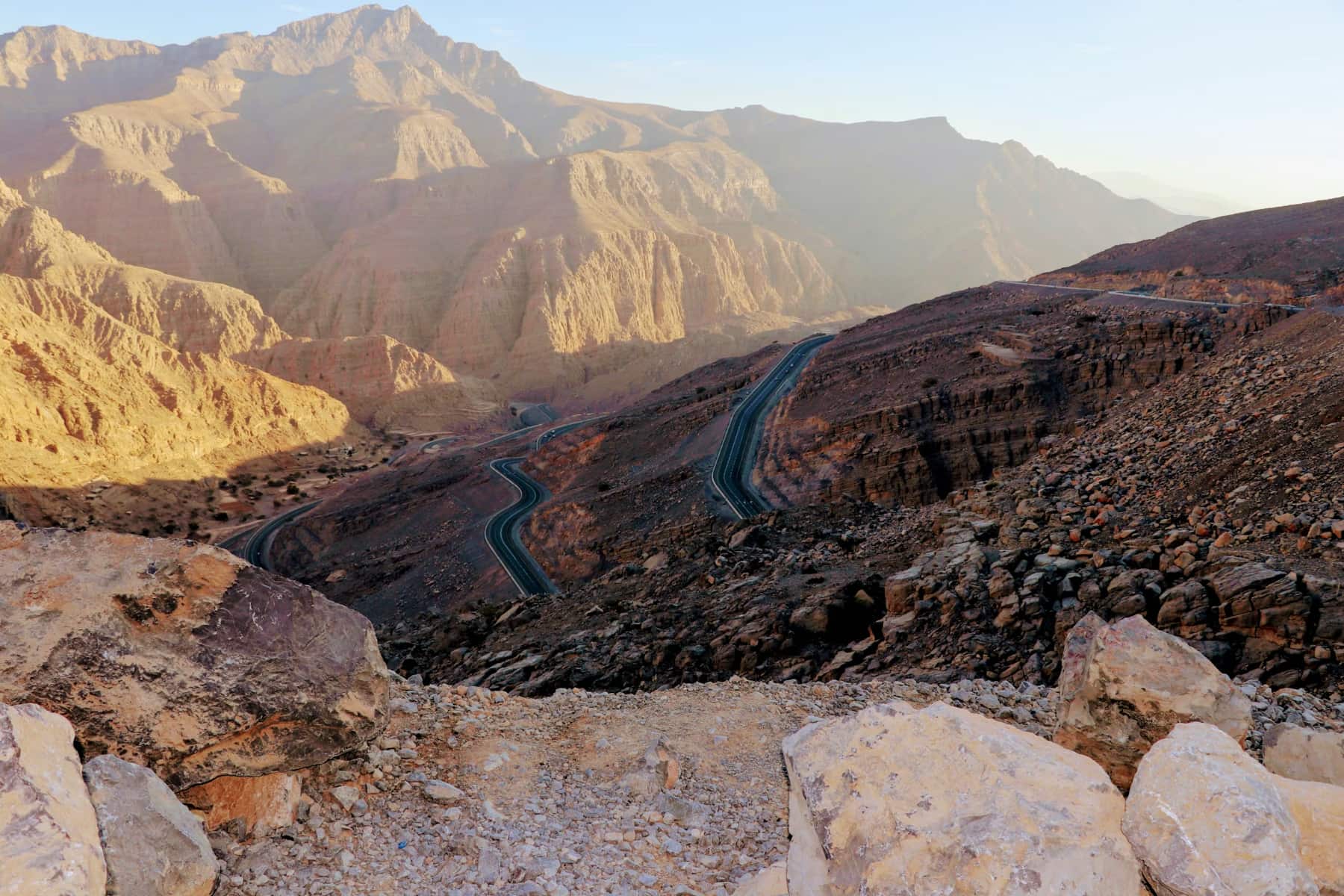 Mountains and canyons of RAK, UAE