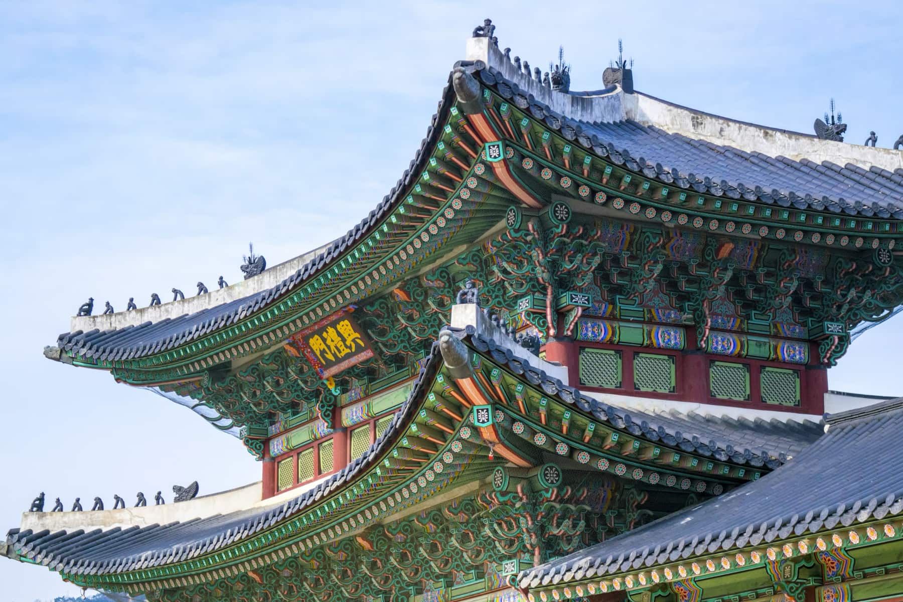 A traditional building in South Korea