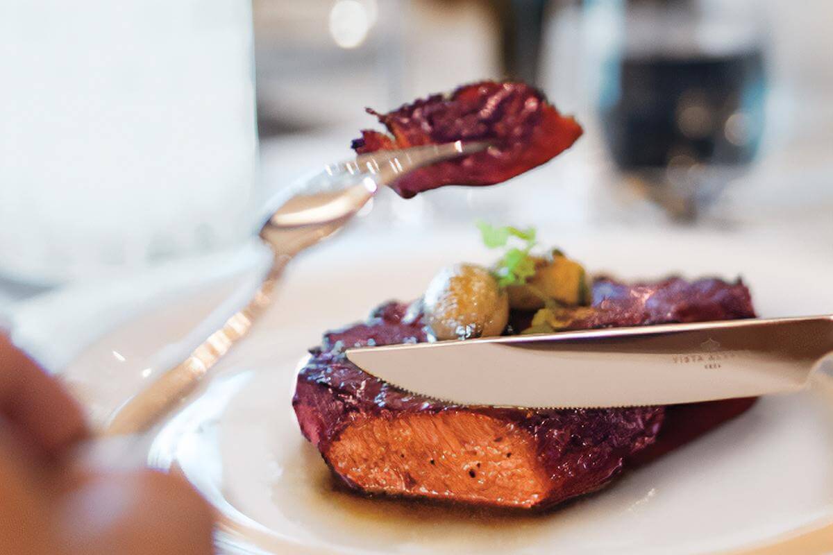 Atlas Ocean Voyages World Navigator food close-up