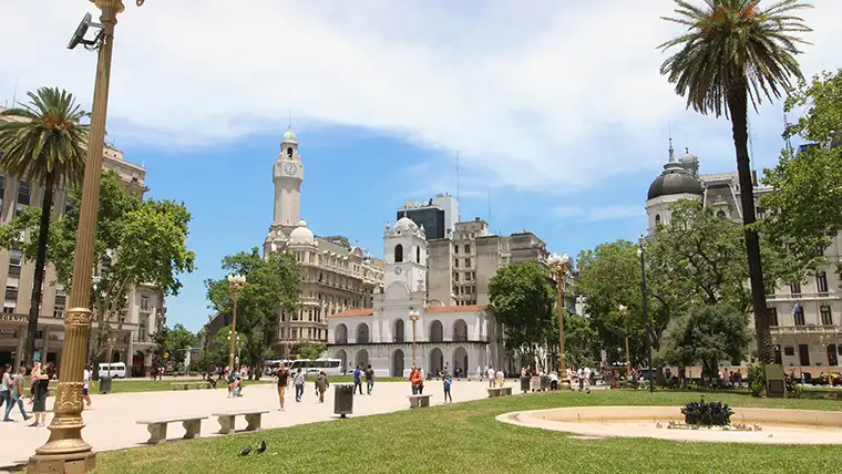 Buenos Aires park square