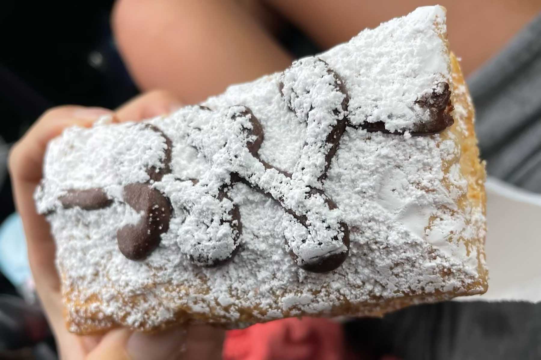 A snow puffy pastry from Paalaa Kai in Oahu