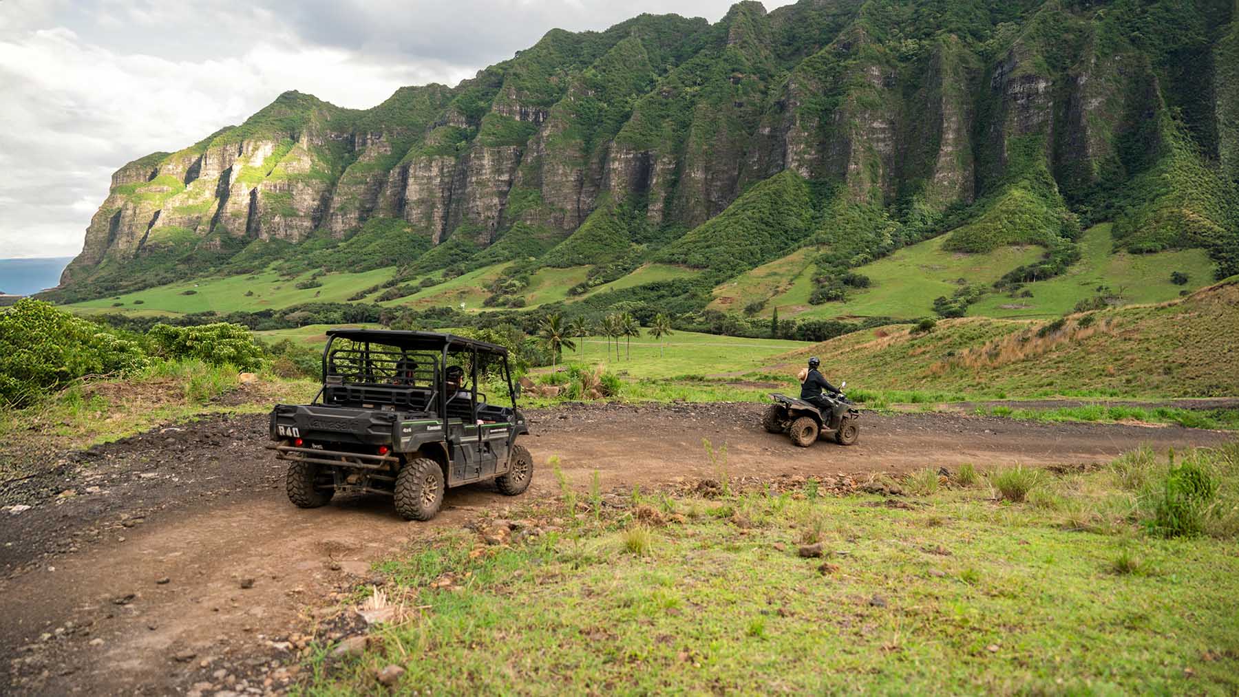 Kualoa Ranch with ATVs