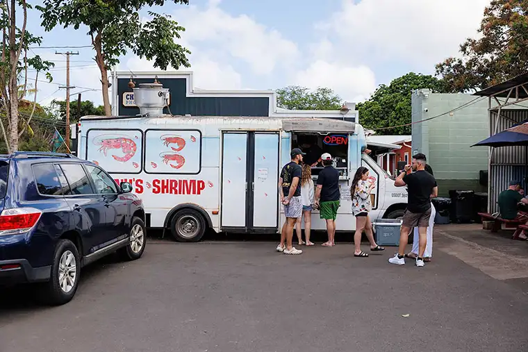 Jenny's Shrimp Truck in Oahu