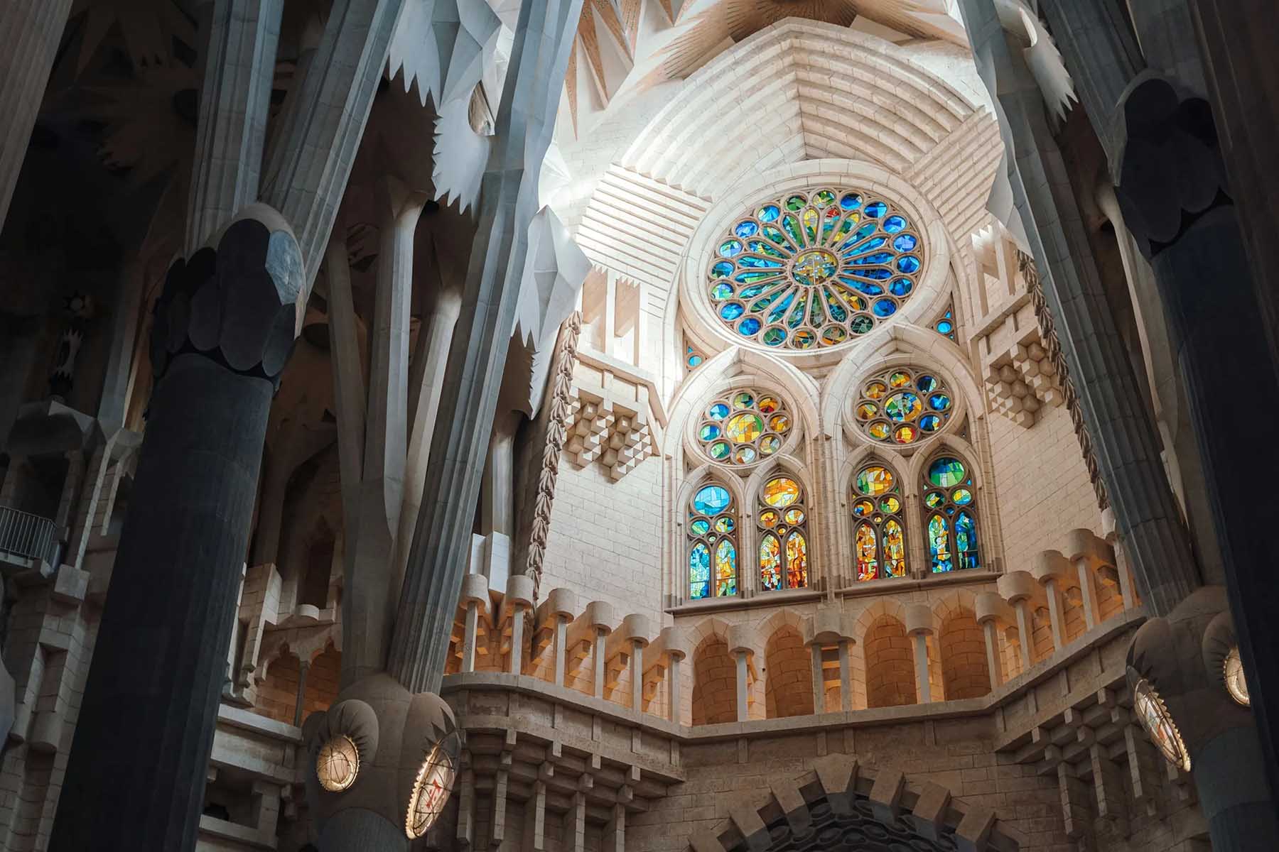 Inside the Sagrada Familia