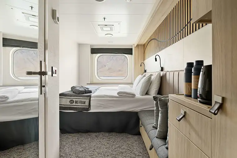 MS Fram: U2 Outside Cabin