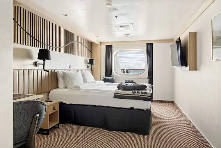 MS Fram: F2 Outside Cabin