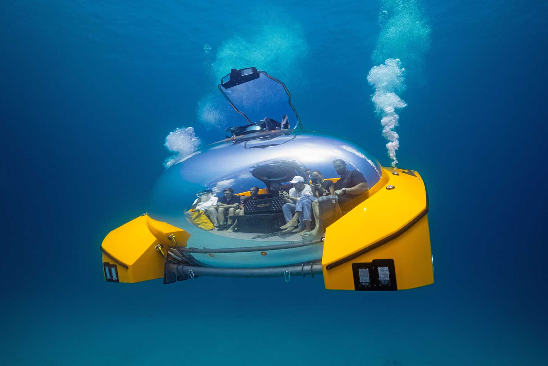 Scenic Eclipse II personal submarine for underwater Antarctic exploration