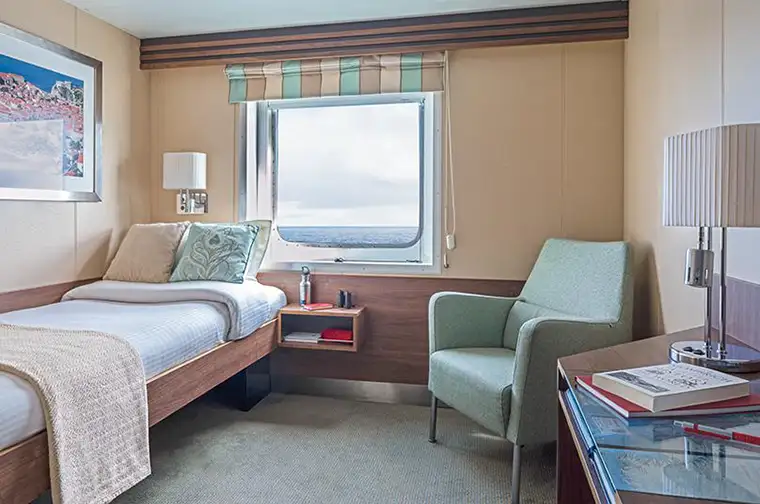 National Geographic Explorer solo cabin designed for single travelers
