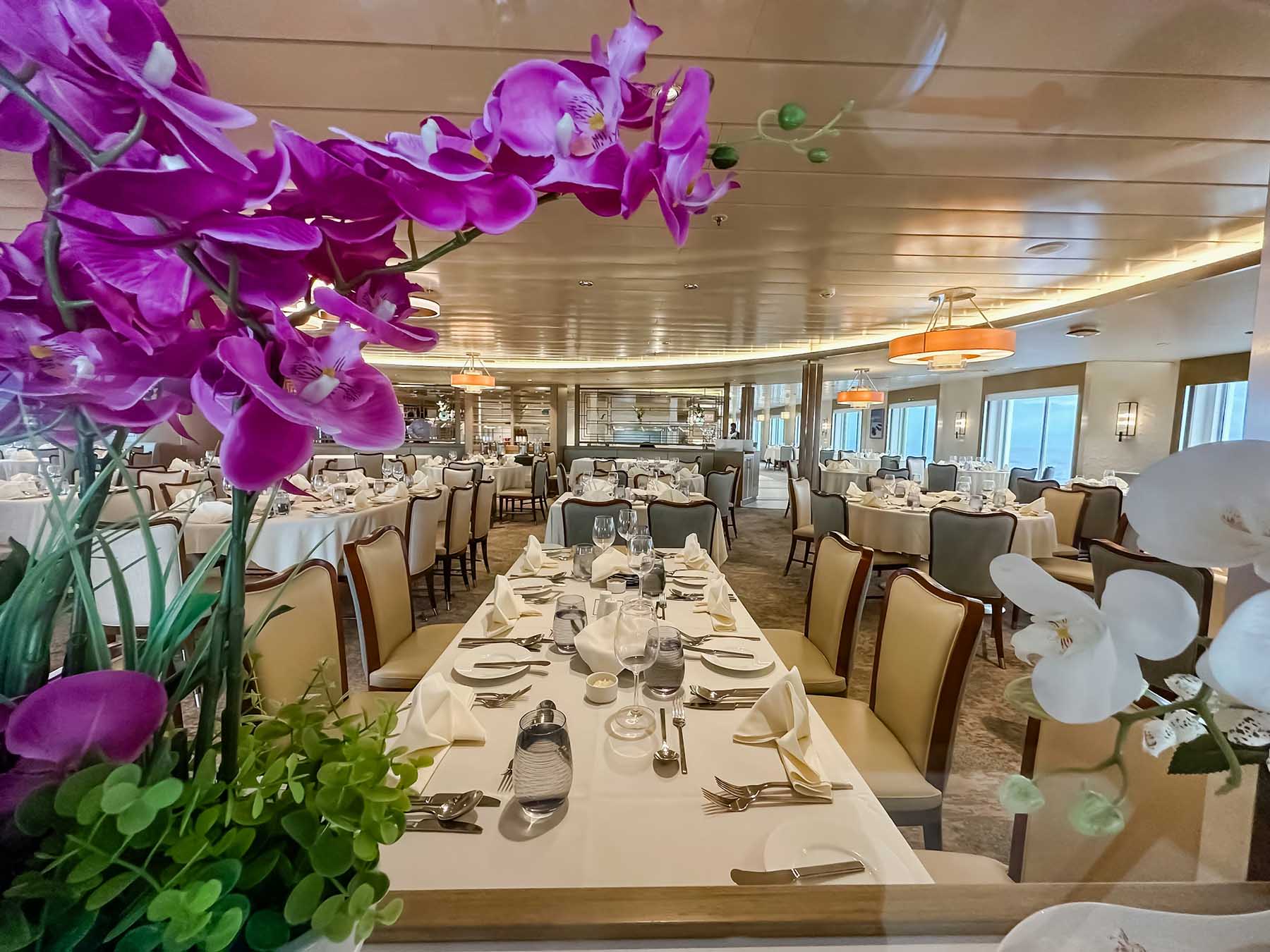 Greg Mortimer Borealis Restaurant dining room