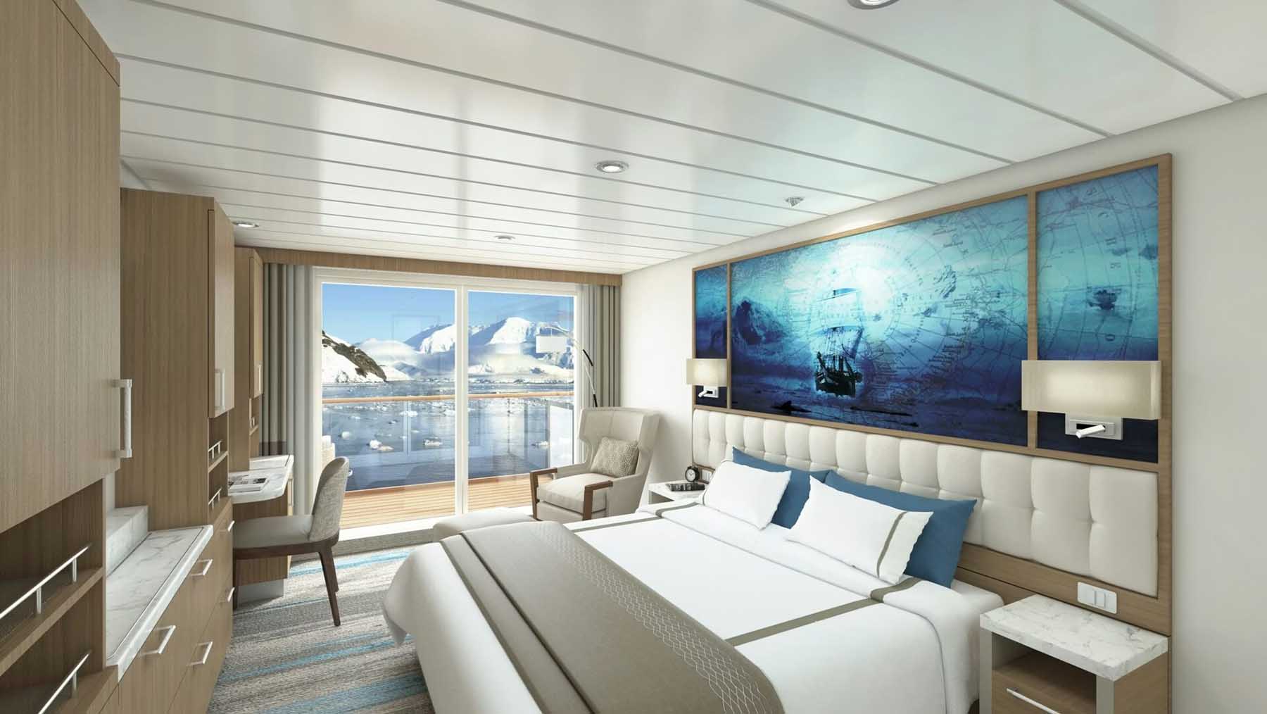 Greg Mortimer cabin interior stateroom