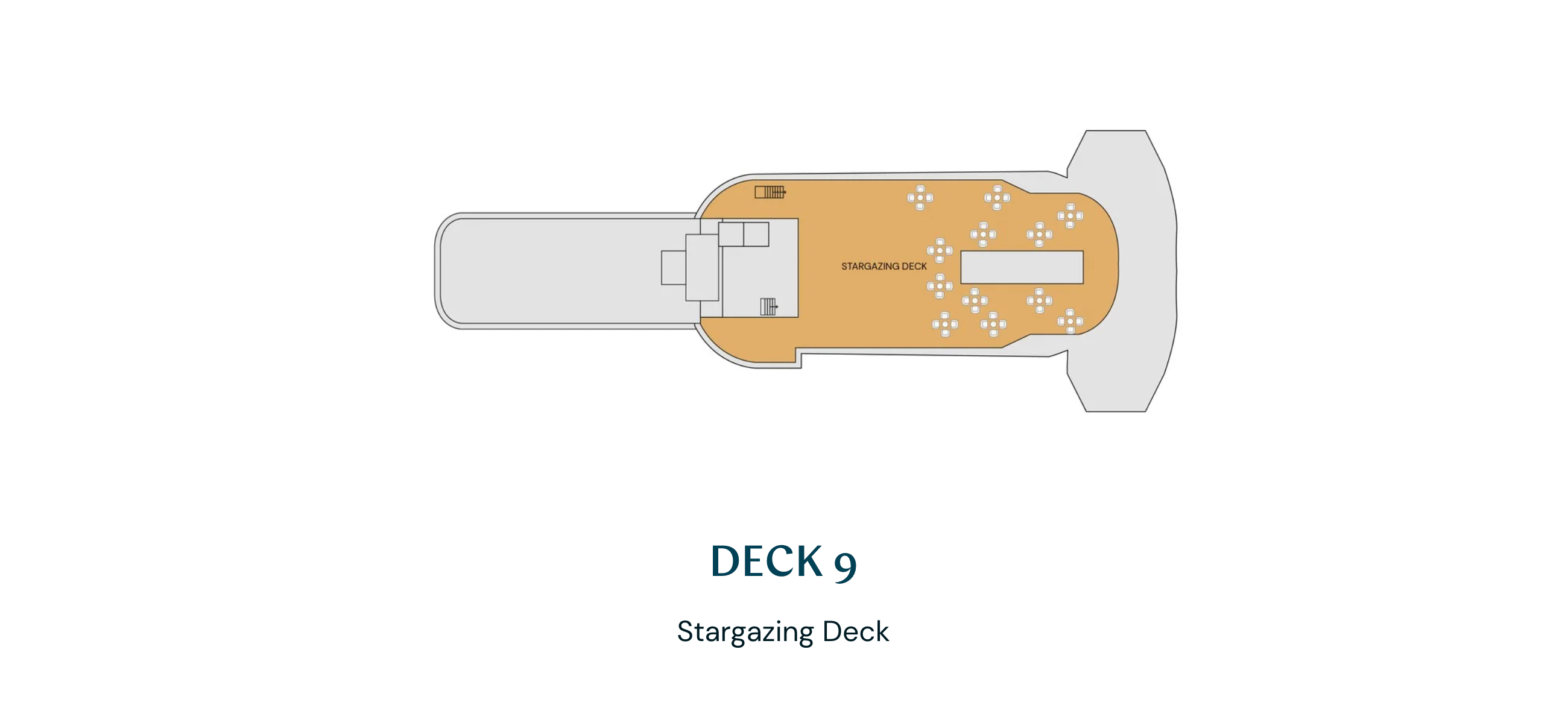 Swan Hellenic expedition ship deck 9 map